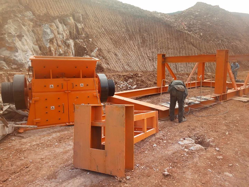 文山丘北孫總?cè)债a(chǎn)1100噸安裝現(xiàn)場(chǎng)